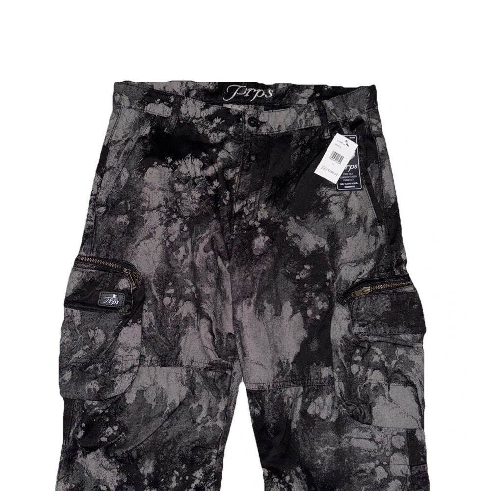 PRPS Men's Size 32 Squaw Valley Regular Fit Cargo Jeans Pants E109P14 Rare NEW - Picture 3 of 8